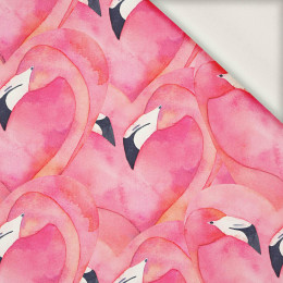 PINK FLAMINGOS - Viskose Webware