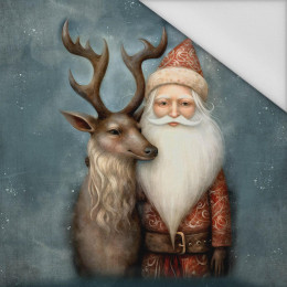 VINTAGE SANTA CLAUS - Paneel (60cm x 50cm) Wasserabweisende Webware