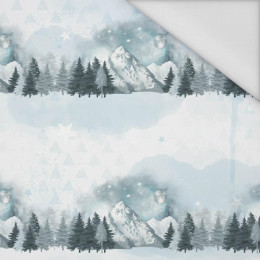 NACHT (WINTER IM GEBIRGE) - Wasserabweisende Webware