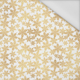 GOLDENE PAPIER SCHNEEFLOCKEN (WEIßE WEIHNACHTEN) - Wasserabweisende Webware