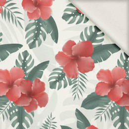 HIBISKUS Ms. 2 / rot - Viskose Webware