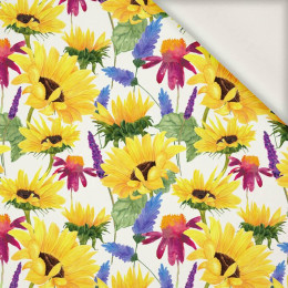 SONNENBLUMEN Ms. 4 (BLÜHENDE WIESE) - Viskose Webware