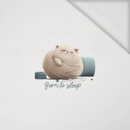 SLEEPING CAT - Paneel (40cm x 40cm) Viskose-Jersey 