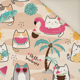 SUMMER CATS M. 2- Polster- Velours