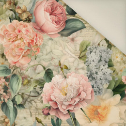 VINTAGE FLOWERS Ms. 14- Polster- Velours