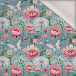 FAIRY WORLD wz.11 (FLOWERS) - Wintersweat angeraut mit Elastan ITY