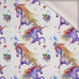 FAIRY WORLD wz.14 (UNICORN) - Wintersweat angeraut mit Elastan ITY