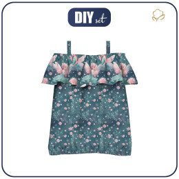 Carmenausschnitt Bluse (SARA) - FAIRY WORLD wz.10 - Nähset 