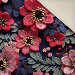 FLOWERS 3D M.13- Polster- Velours