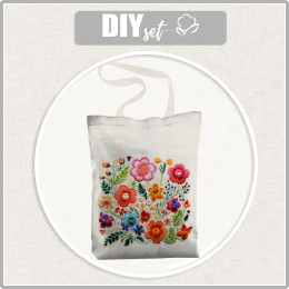 SHOPPER TASCHE - FLOWERS 3D WZ. 17 - Nähset