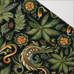 Hemp leaves WZ. 3 - Hydrophober angerauter Wintersweat