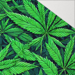 Hemp leaves WZ. 7 - Hydrophober angerauter Wintersweat