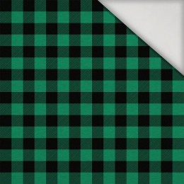 KARO VICHY - MELANGE GRÜN - Thermo lycra