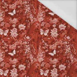 LUSCIOUS RED / FLOWERS - Nylonstoff PUMI