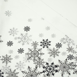 SCHNEEFLOCKEN / grau - Paneel Sommersweat 