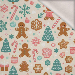 Pastel Christmas wz. 3 - Wintersweat angeraut mit Elastan ITY