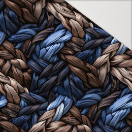 RATTAN 2/ Mocha Mousse  - Hydrophober angerauter Wintersweat