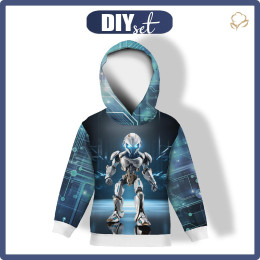 KINDER HOODIE (ALEX) - robot wz.1- Nähset