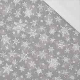 SCHNEEFLOCKEN MST. 2 / ACID WASH Grau - Single Jersey
