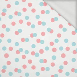 PASTELL-PUNKTE / minze - lachs (PASTELL - HIMMEL) -  Sommersweat