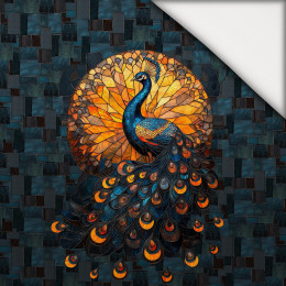 STAINED GLASS WZ.9 - Paneel (75cm x 80cm) leichte Maschenware angeraut