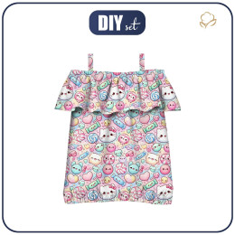 Carmenausschnitt Bluse (SARA) - SWEETS WZ.12 - Nähset 