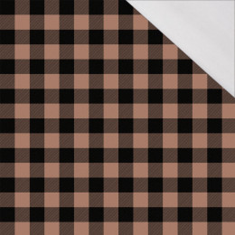 KARO VICHY/ Mocha Mousse  - Single Jersey