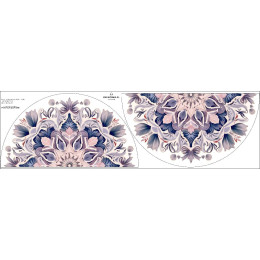 VINTAGE FLOWERS - Tellerrock-Panel 