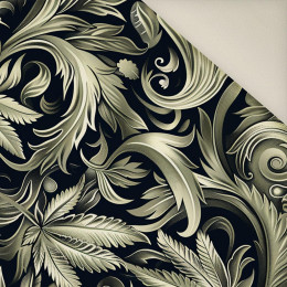 Hemp leaves WZ. 2 - Polster- Velours