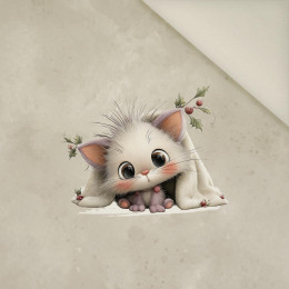 WINTER ANIMALS wz.14 - Panel (60cm x 50cm)  Polster- Velours