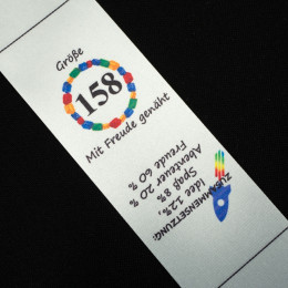 Jungs Textillabel DE - Größe 158 - 4 Stck Set