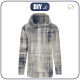 LANGES DAMEN HOODIE (MEGI) - ACID WASH MS. 2 (navy) - Sommersweat