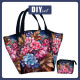 XL Tasche mit Utensilientasche 2 in 1 - Bouquet of flowers wz.3 - Nähset