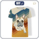 HERREN T-SHIRT - BULLDOG / STREIFEN - Single Jersey 