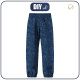 SOFTSHELL-HOSE (YETI) - ACID WASH / dunkelblau (98/104)