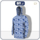 HERREN HOODIE (COLORADO) - BATIK  Ms. 1 / classic blue - Nähset