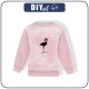 KINDER SWEATSHIRT (NOE) - Flamingo / CAMOUFLAGE m. 2 (blass rosa) - Nähset