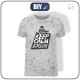 HERREN T-SHIRT - KEEP CALM & RUN / beton - Single Jersey 