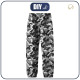 SOFTSHELL-HOSE (YETI) - CAMOUFLAGE GRAU (134/140)