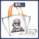 XL Tasche mit Utensilientasche 2 in 1 - MUSIC CAT - Nähset
