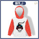KINDER HOODIE (ALEX) - MAUS SARA (DIA DE LOS MUERTOS) - Nähset