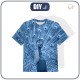 KINDER T-SHIRT- PFAU (CLASSIC BLUE)- Single Jersey