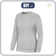 BASIC DAMEN SWEATSHIRT (HANA) - M-01 melange hellgrau - Nähset