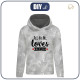 CLASSIC DAMEN HOODIE (POLA) - ALL OF ME LOVES ALL OF YOU (BE MY VALENTINE) / EIS - Sommersweat