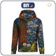 CLASSIC DAMEN HOODIE (POLA) - FARM GARDEN WITH SUNFLOWERS (Gustav Klimt) - Nähset