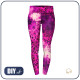 SPORTLEGGINGS - PINK LEOPARD - Nähset