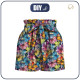PAPERBAG SHORTS - AQUARELL BLUMEN Ms. 8 - Nähset