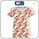 DAMEN T-SHIRT - MOHNBLUMEN M.2 (AUF DER WIESE) - Single Jersey 