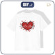 KINDER T-SHIRT-  HEART STRING (HAPPY VALENTINE’S DAY) - Single Jersey