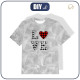 KINDER T-SHIRT- LOVE / Vichy Herzen (BE MY VALENTINE) / EIS - Single Jersey